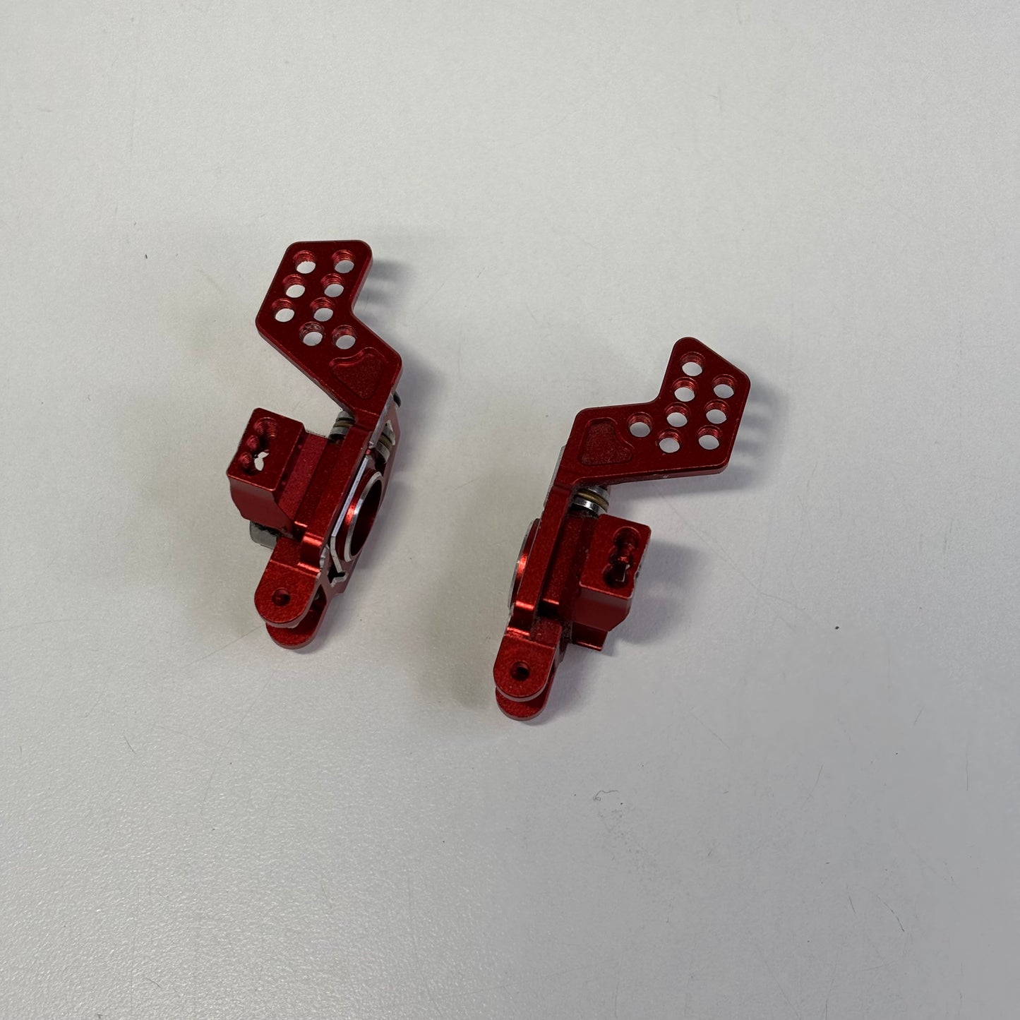 Team AD Red Rear Alloy Hubs AD-9011R