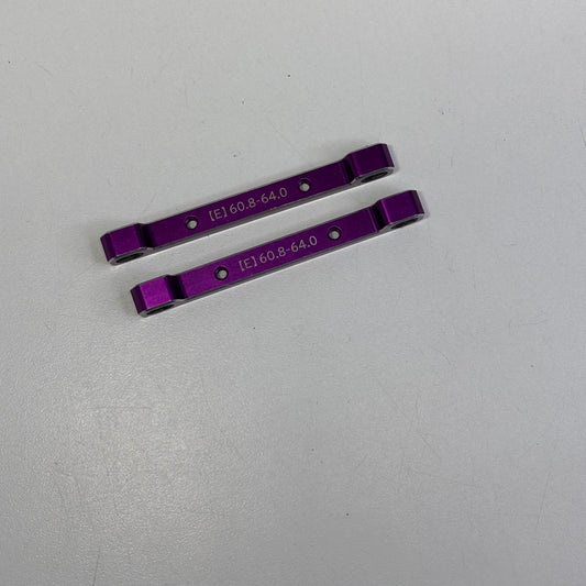 Topline Rear Suspension Mounts Purple Alloy E 60.8 - 64.0