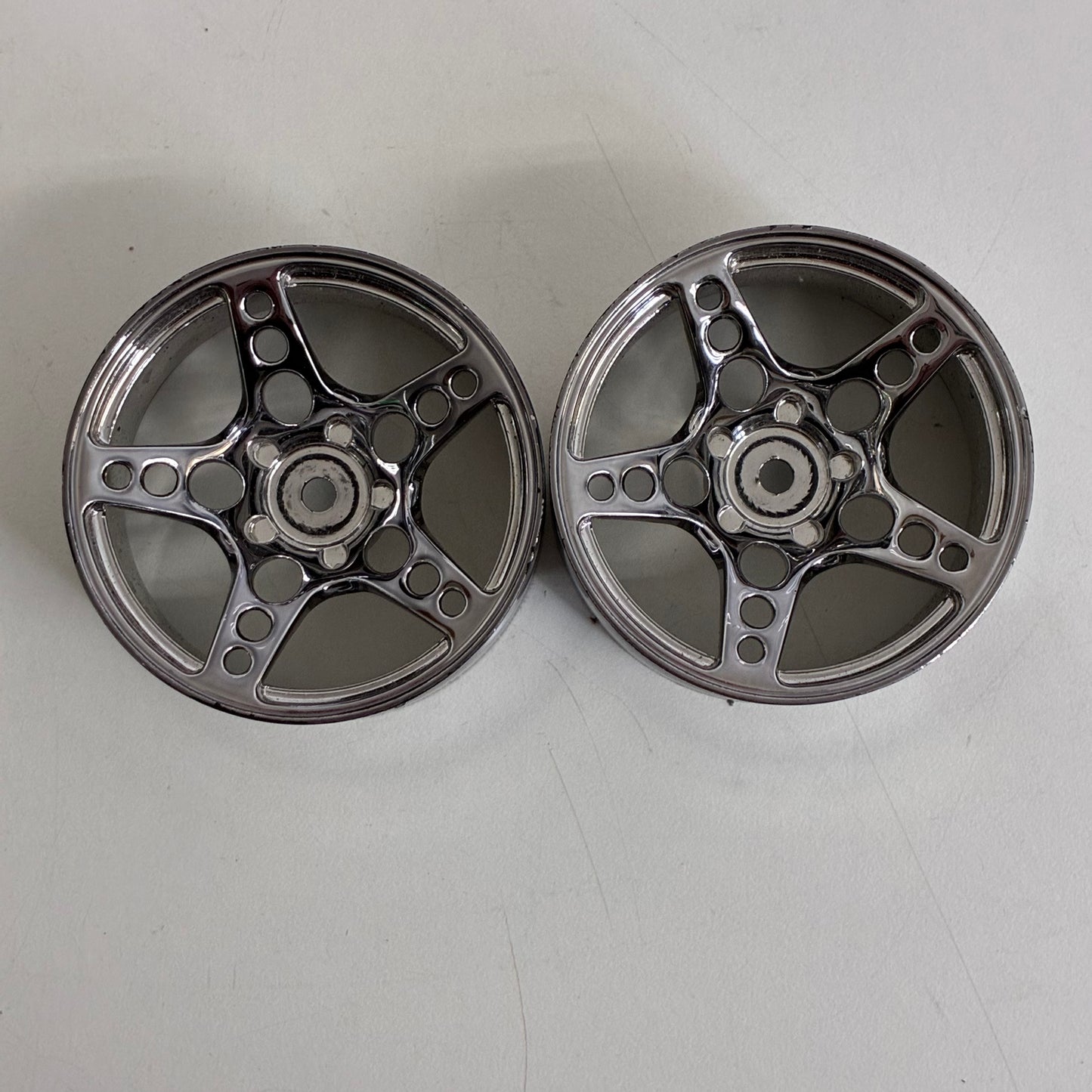 SRC R1 Chrome Wheels 8mm Offset Pair