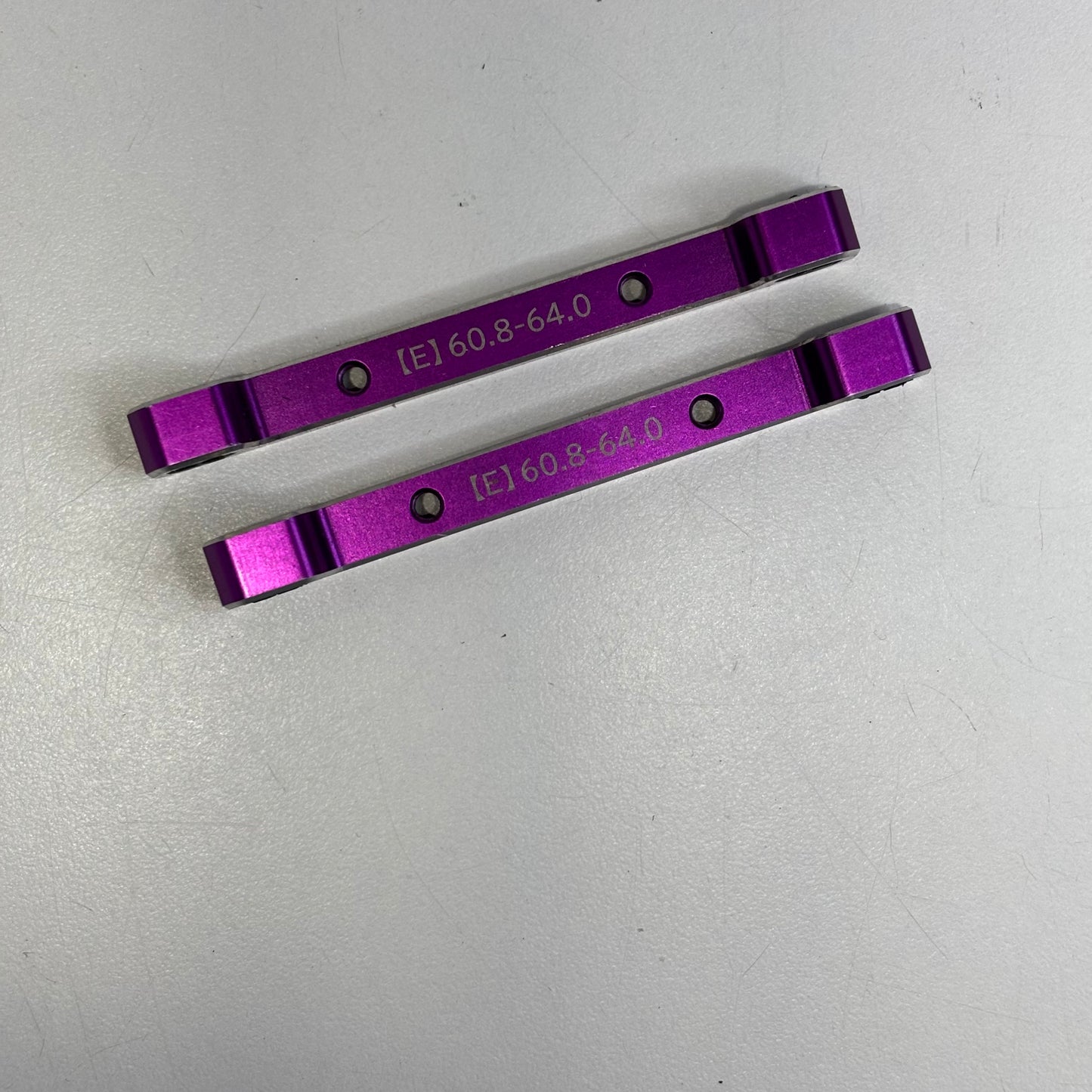 Topline Rear Suspension Mounts Purple Alloy E 60.8 - 64.0