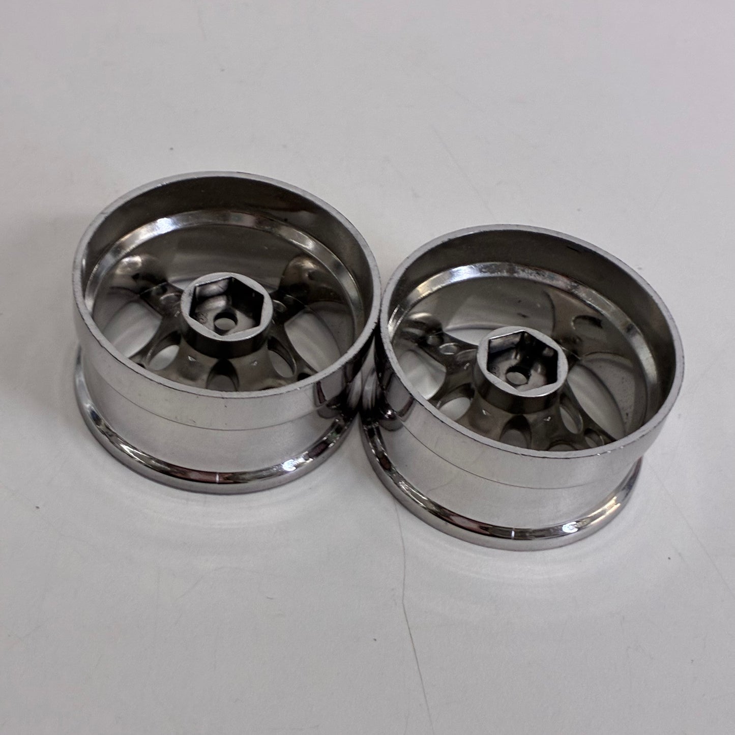 SRC R1 Chrome Wheels 8mm Offset Pair