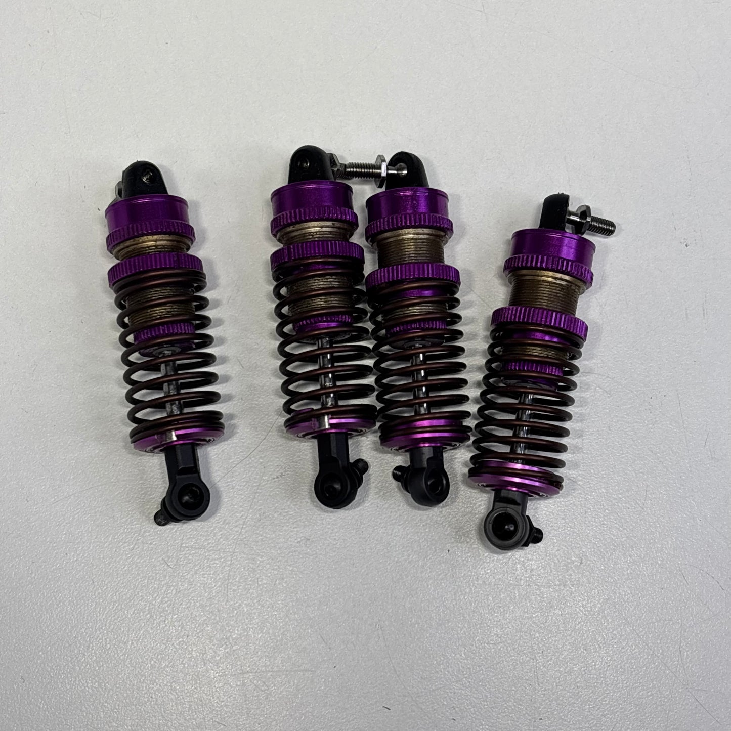 Topline Purple Alloy Shocks D Competition Spring Retainer Bearing