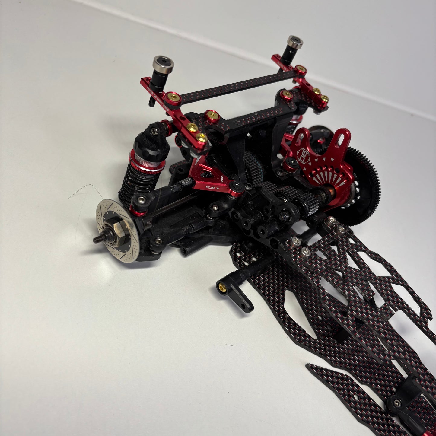 3Racing Sakura D6 Red Carbon Alloy Chassis