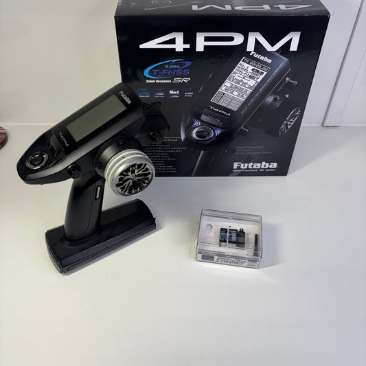 Futaba 4PM Controller & R334SBS-E Receiver Boxed, Lipo, Alloy Grip T4PM