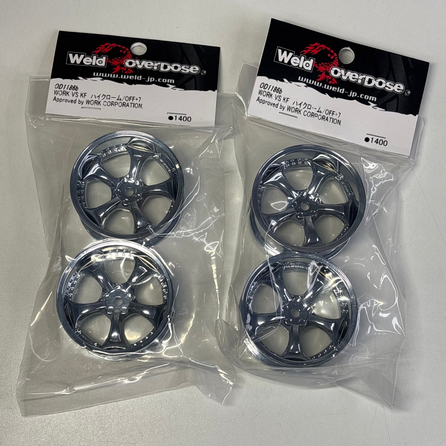Overdose Work VS-KF 7MM Chrome VSKF 26mm New