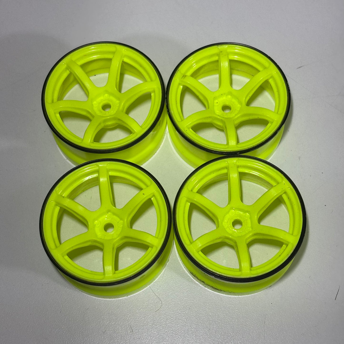 Yokomo Yellow 6mm Offset Wheels