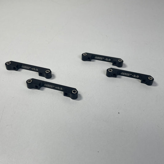 MST RMX 2.0 2.5 Suspension Mounts Black Alloy