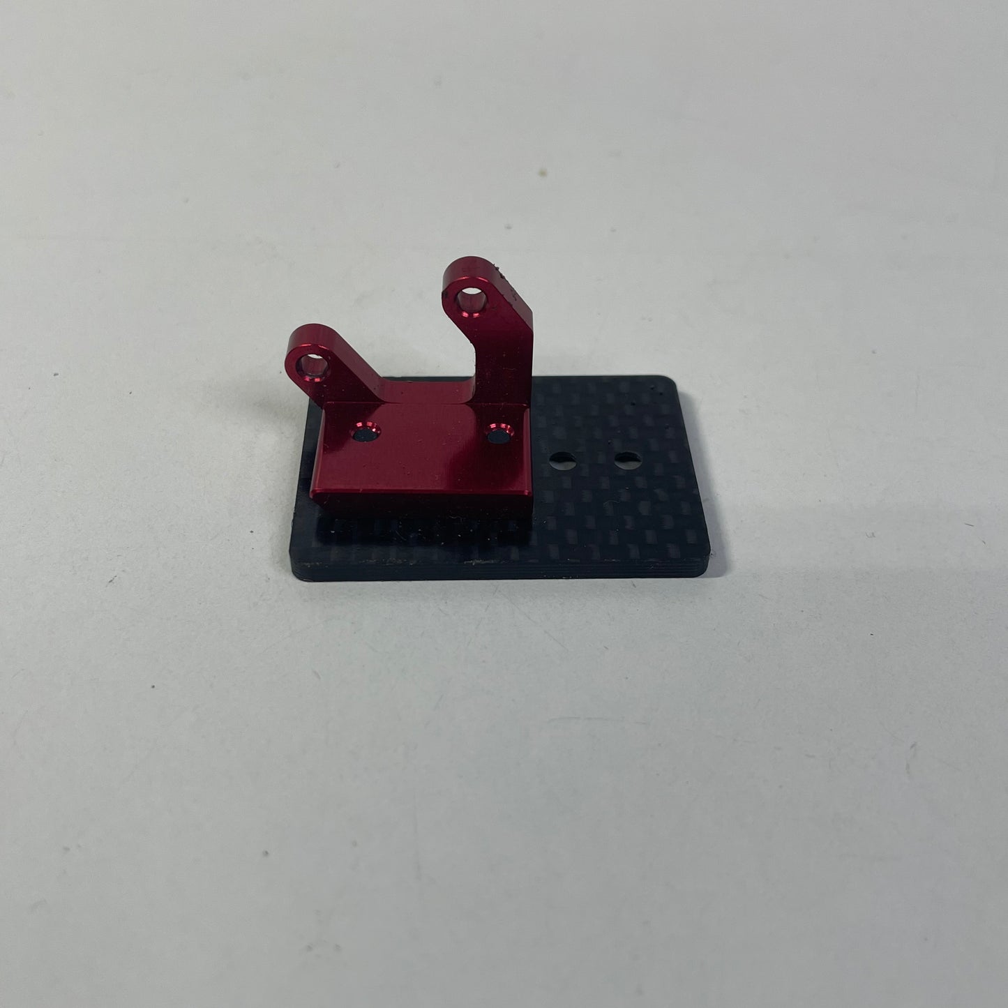 Genuine MST Rear ESC Mount Red Alloy Carbon