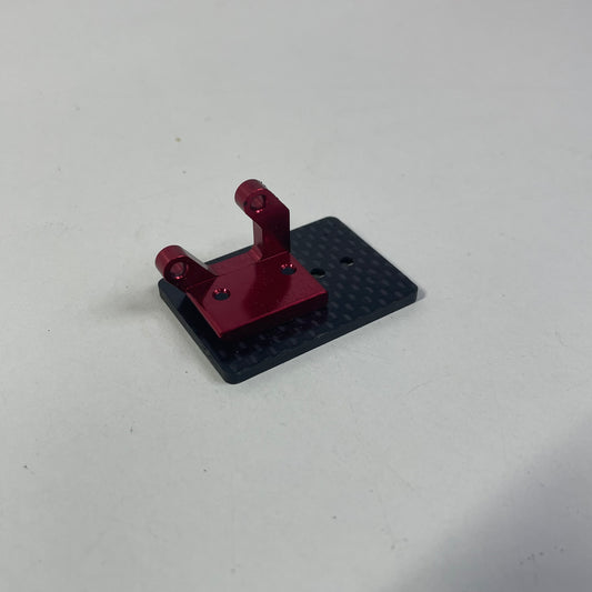 Genuine MST Rear ESC Mount Red Alloy Carbon