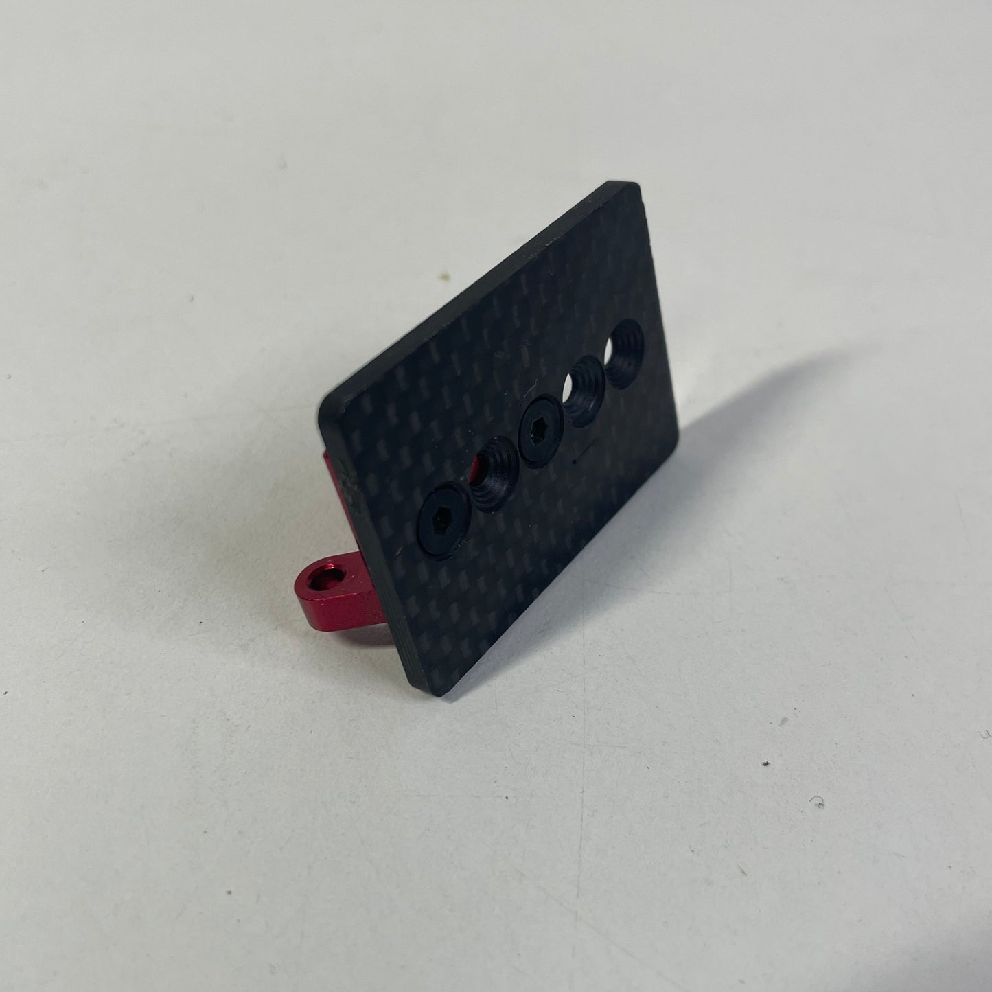 Genuine MST Rear ESC Mount Red Alloy Carbon