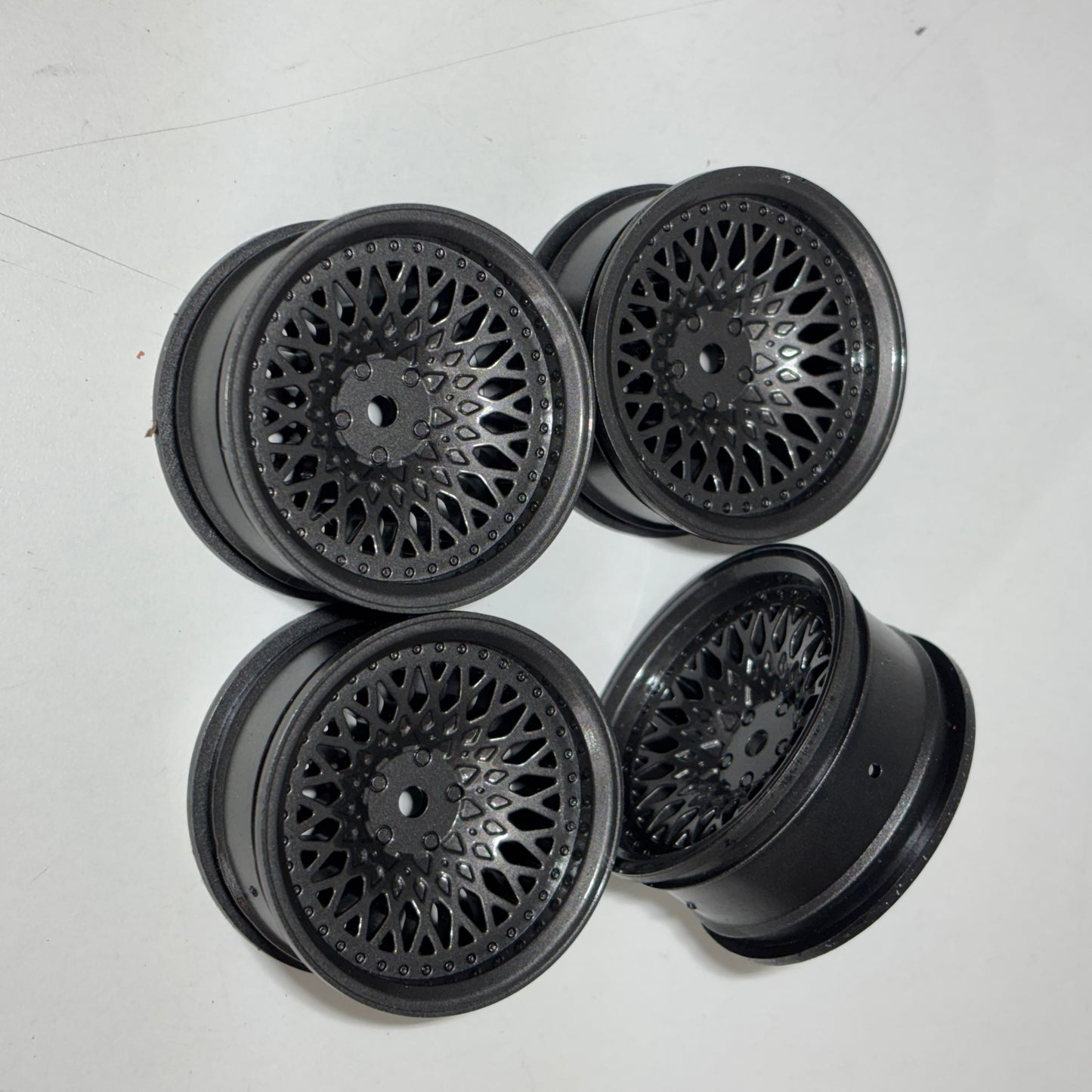 Grey Wheels Offset 6mm Mesh BBS Style