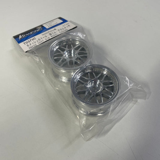 Kawada TU37WC Mesh Deep Wheels Chrome 4mm Offset x2 Wheels Pair