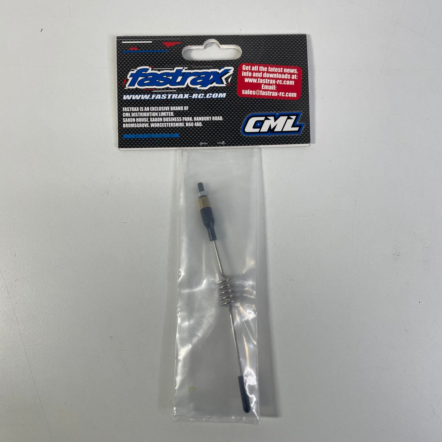 Fastrax Short Antenna/Flag Pole 115mm - Silver - Crawler