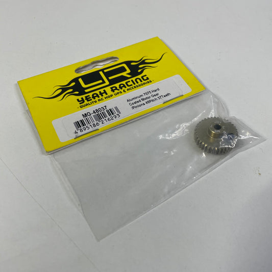 Yeah Racing Aluminium 7075 Hard Coated Pinion 48 Pitch 37T