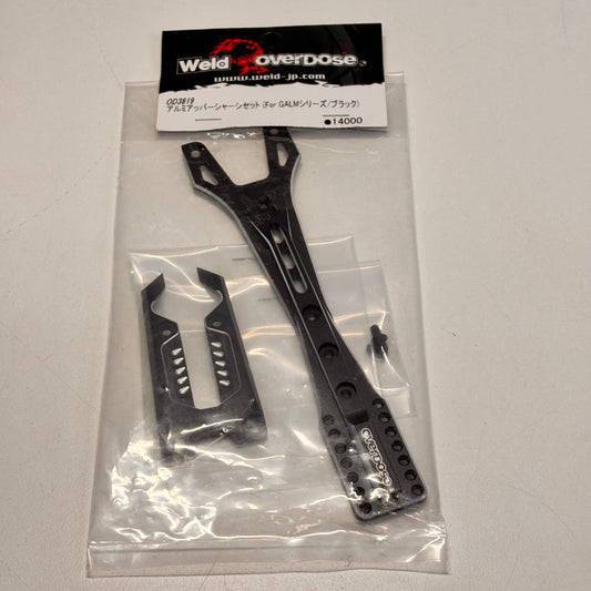 Overdose OD3819 Galm Upper Deck Black Alloy Adjustable