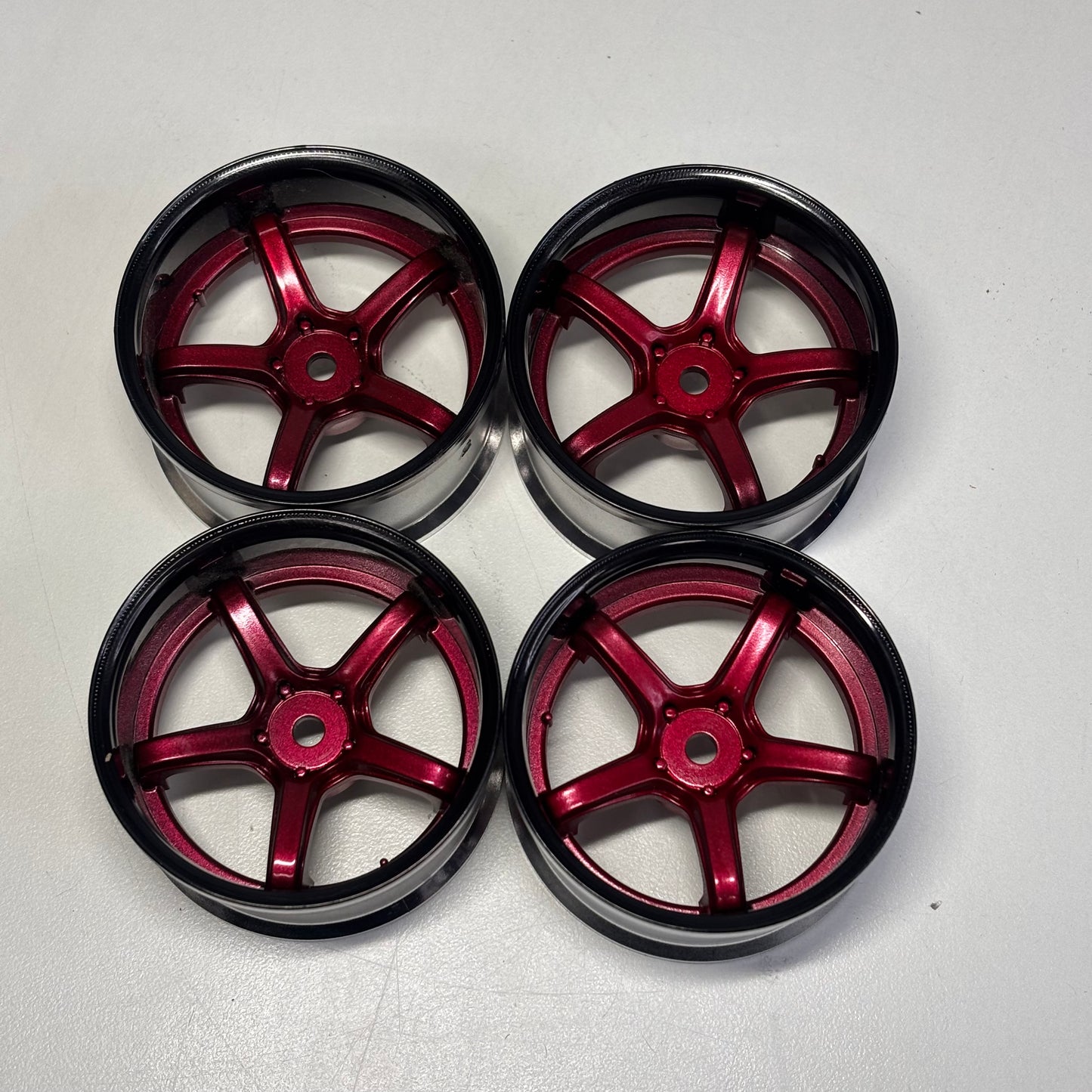 Lab Wheels Work Emoticon Deep Offset 6/8mm Red Black