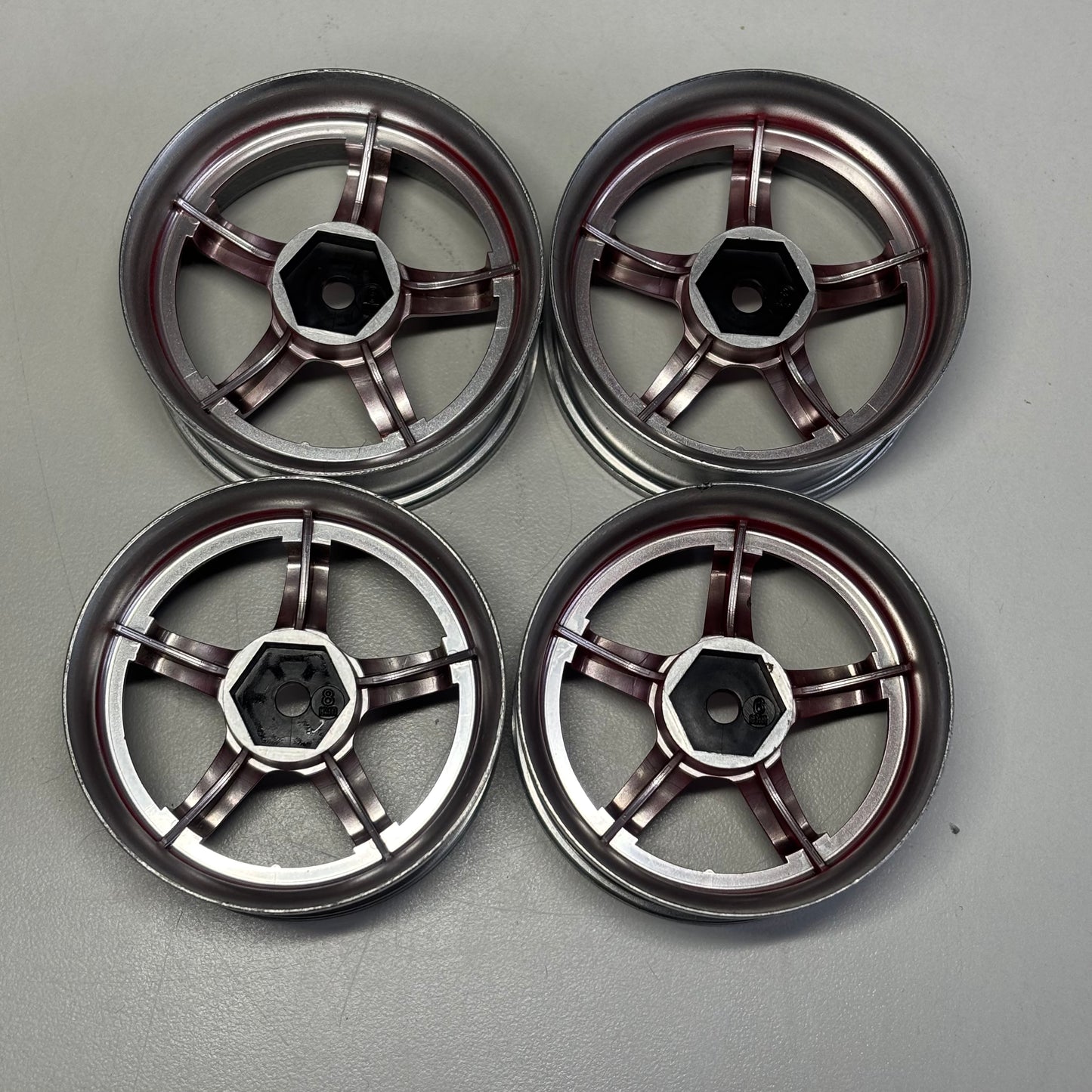 Lab Wheels Work Emoticon Deep Offset 6/8mm Red Black
