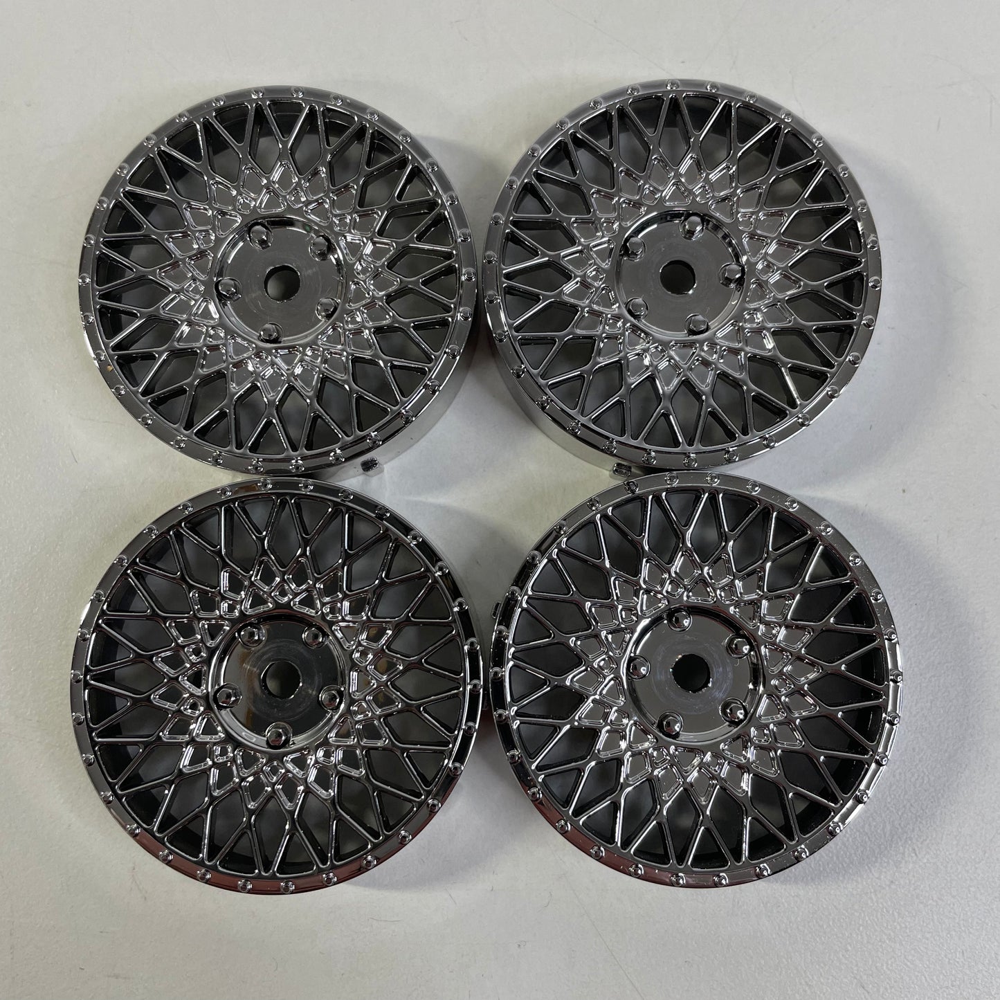 MST Wheel Centres X4 Chrome