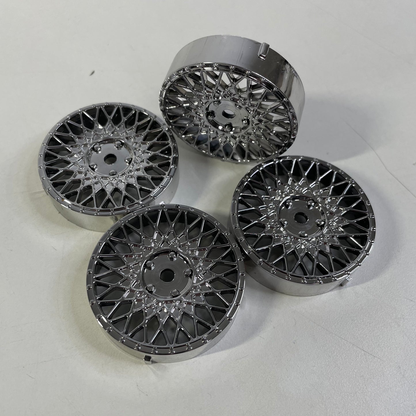 MST Wheel Centres X4 Chrome