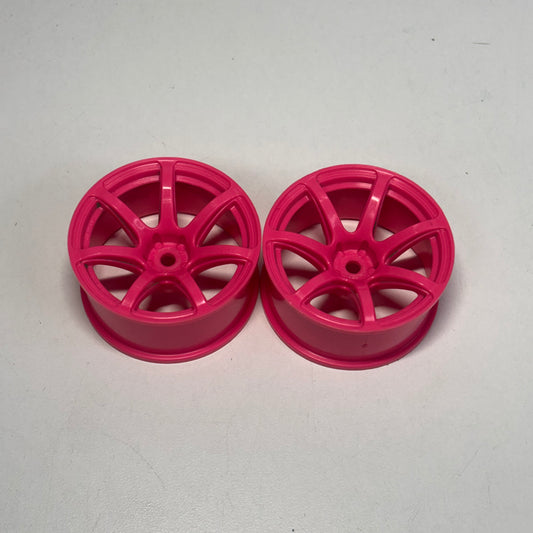 Overdose Work Emoticon Pink 26mm Offset 7 Pair