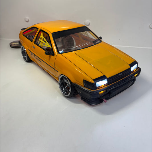 Toyota AE86 Pandora? Team Zeromax Body Shell Yellow Flashing Light Kit Backfire