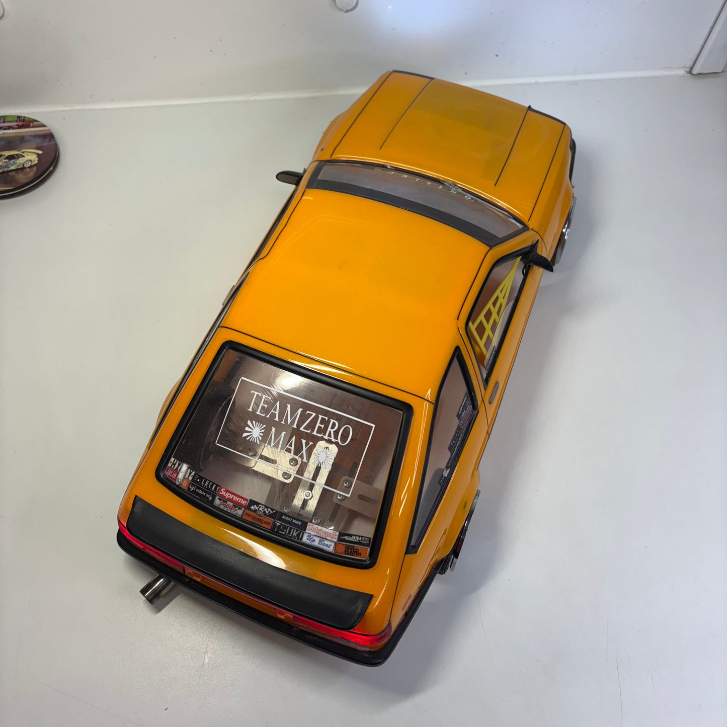 Toyota AE86 Pandora? Team Zeromax Body Shell Yellow Flashing Light Kit Backfire