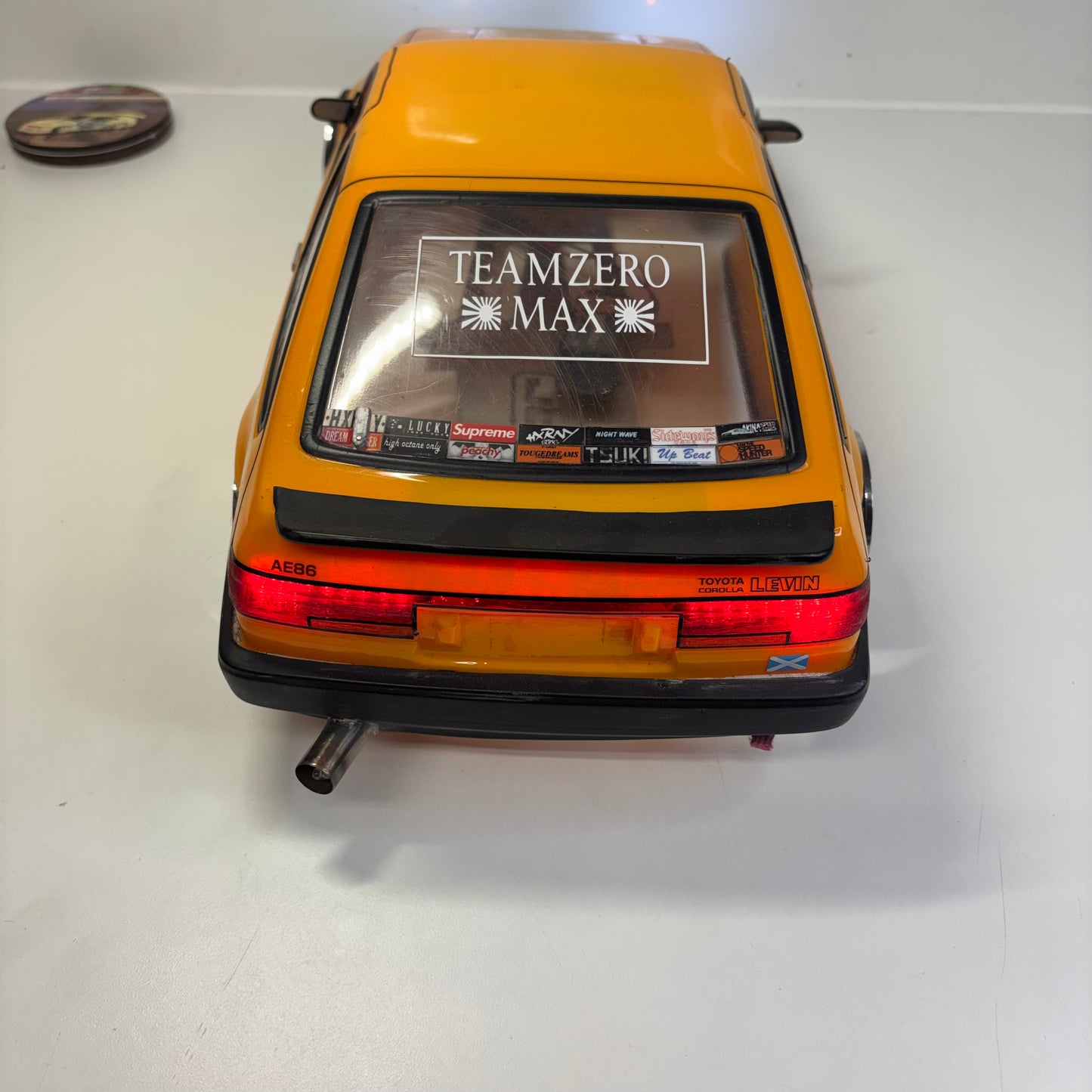 Toyota AE86 Pandora? Team Zeromax Body Shell Yellow Flashing Light Kit Backfire