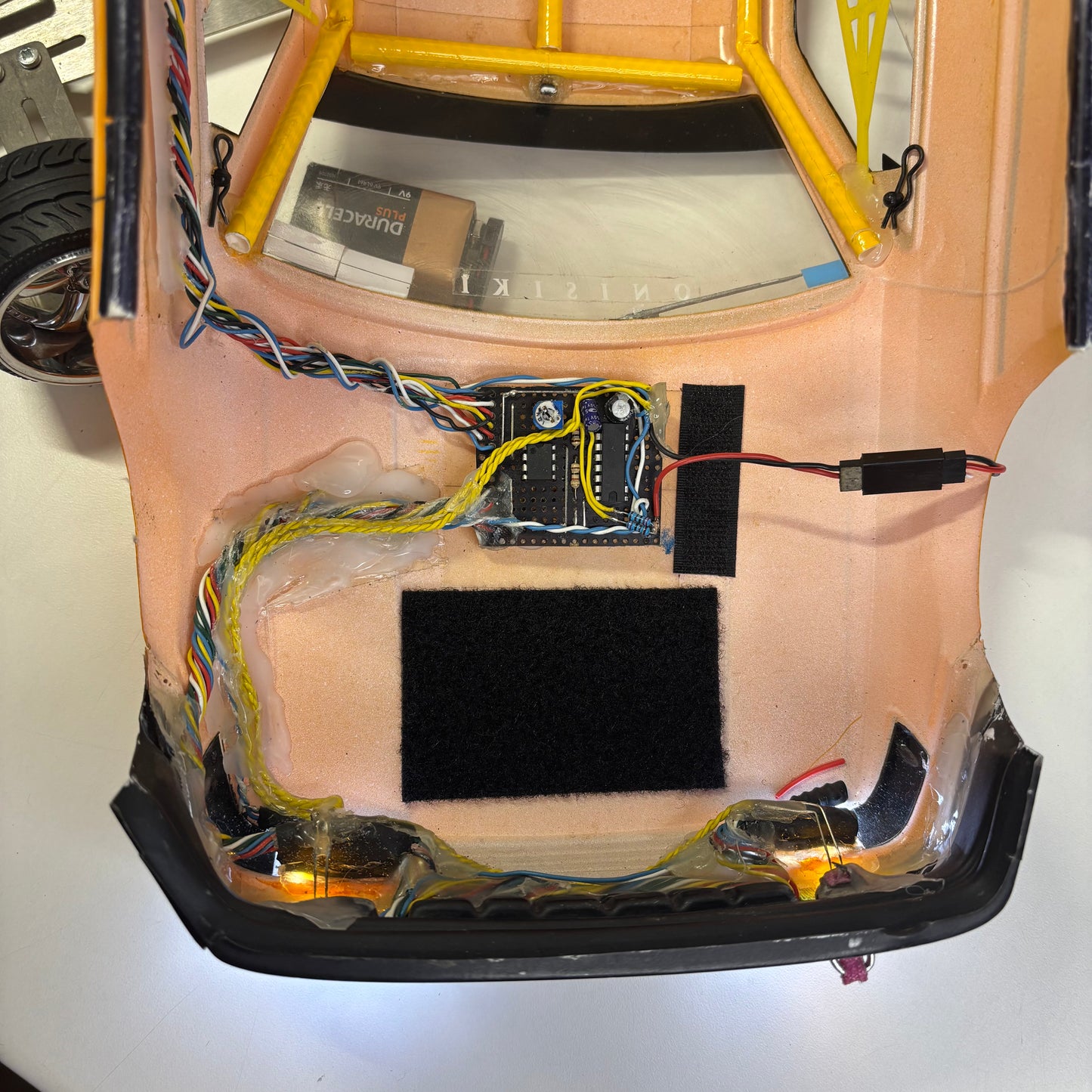 Toyota AE86 Pandora? Team Zeromax Body Shell Yellow Flashing Light Kit Backfire