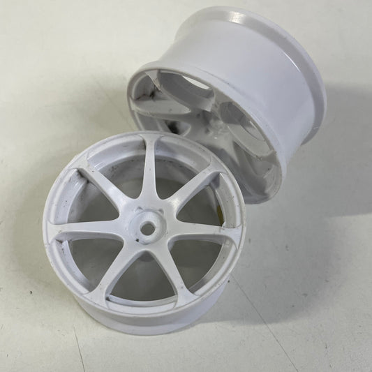 White Wheels X2 5mm Offset