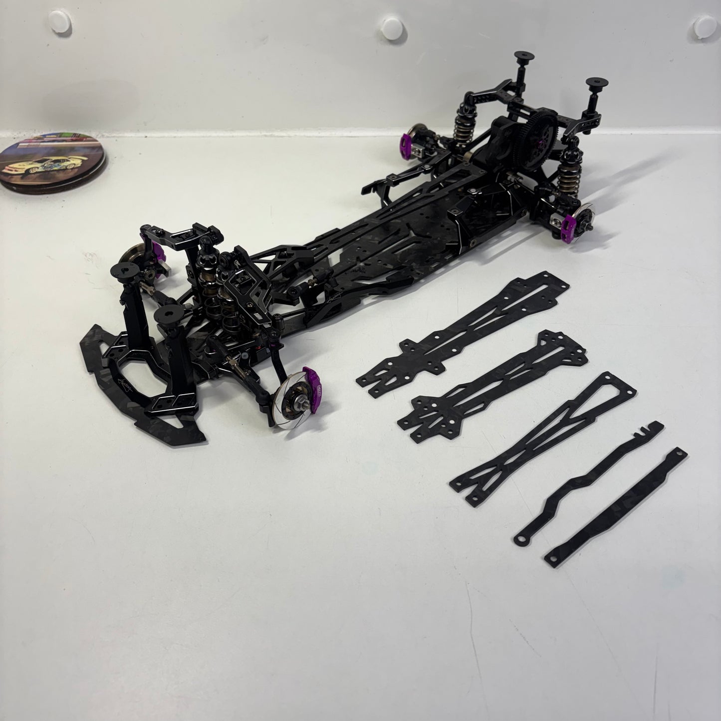 Boa La Fantasy II 2023 Latest Forged Carbon Drift Chassis RWD Overdose Shocks