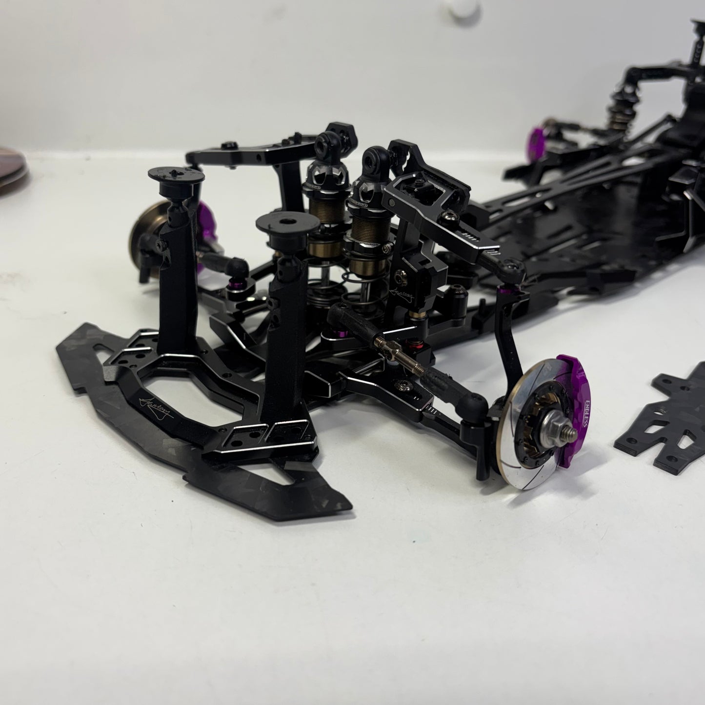 Boa La Fantasy II 2023 Latest Forged Carbon Drift Chassis RWD Overdose Shocks