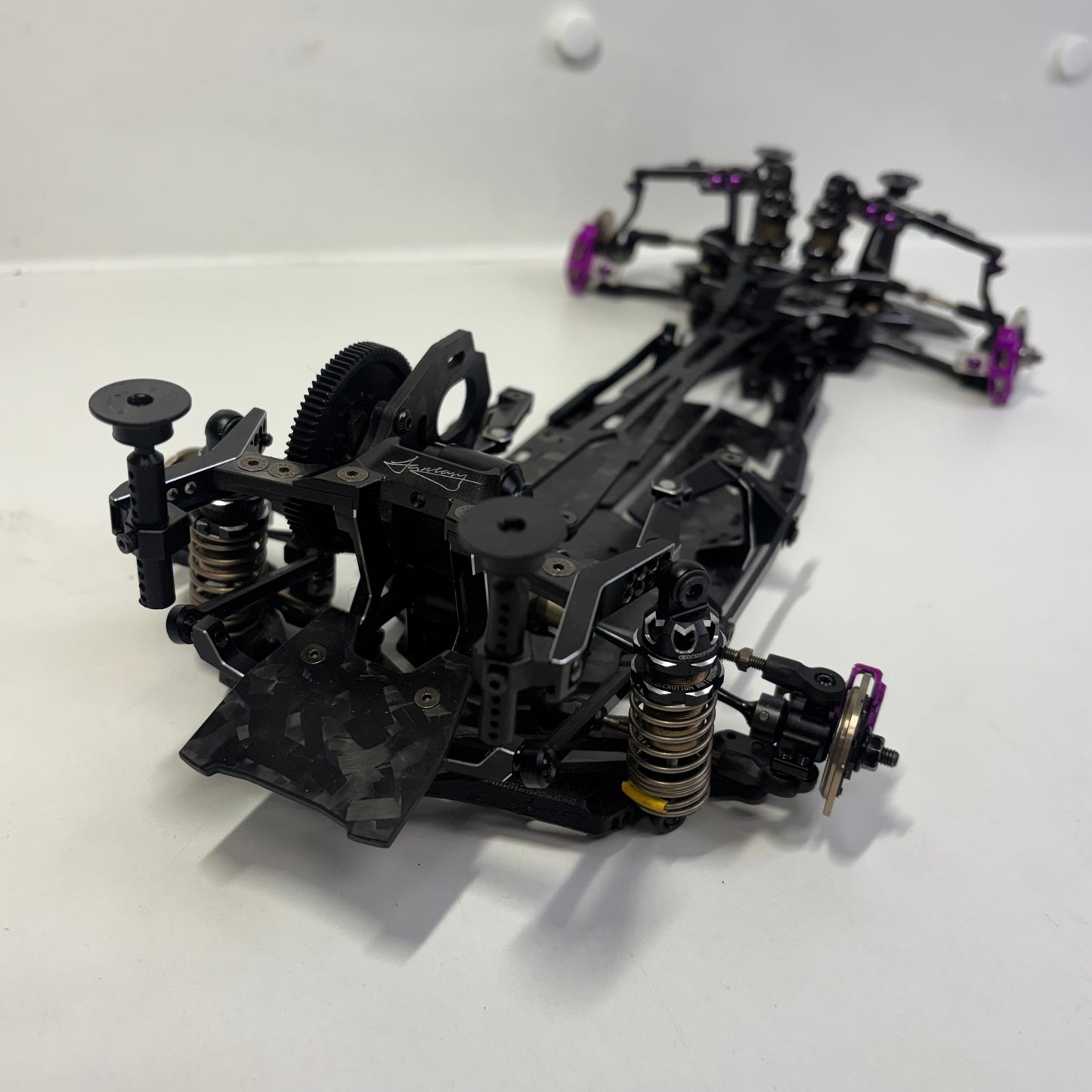 Boa La Fantasy II 2023 Latest Forged Carbon Drift Chassis RWD Overdose Shocks