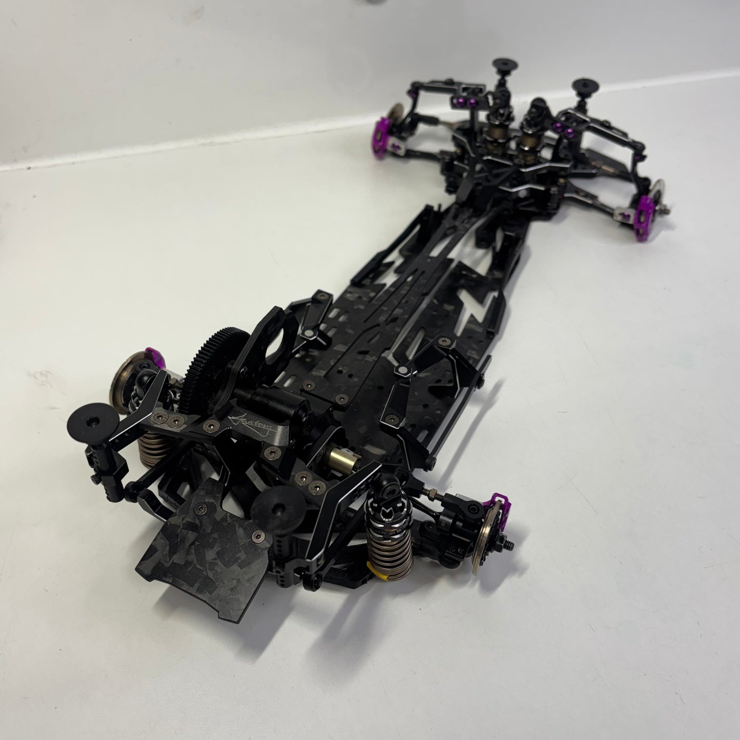 Boa La Fantasy II 2023 Latest Forged Carbon Drift Chassis RWD Overdose Shocks