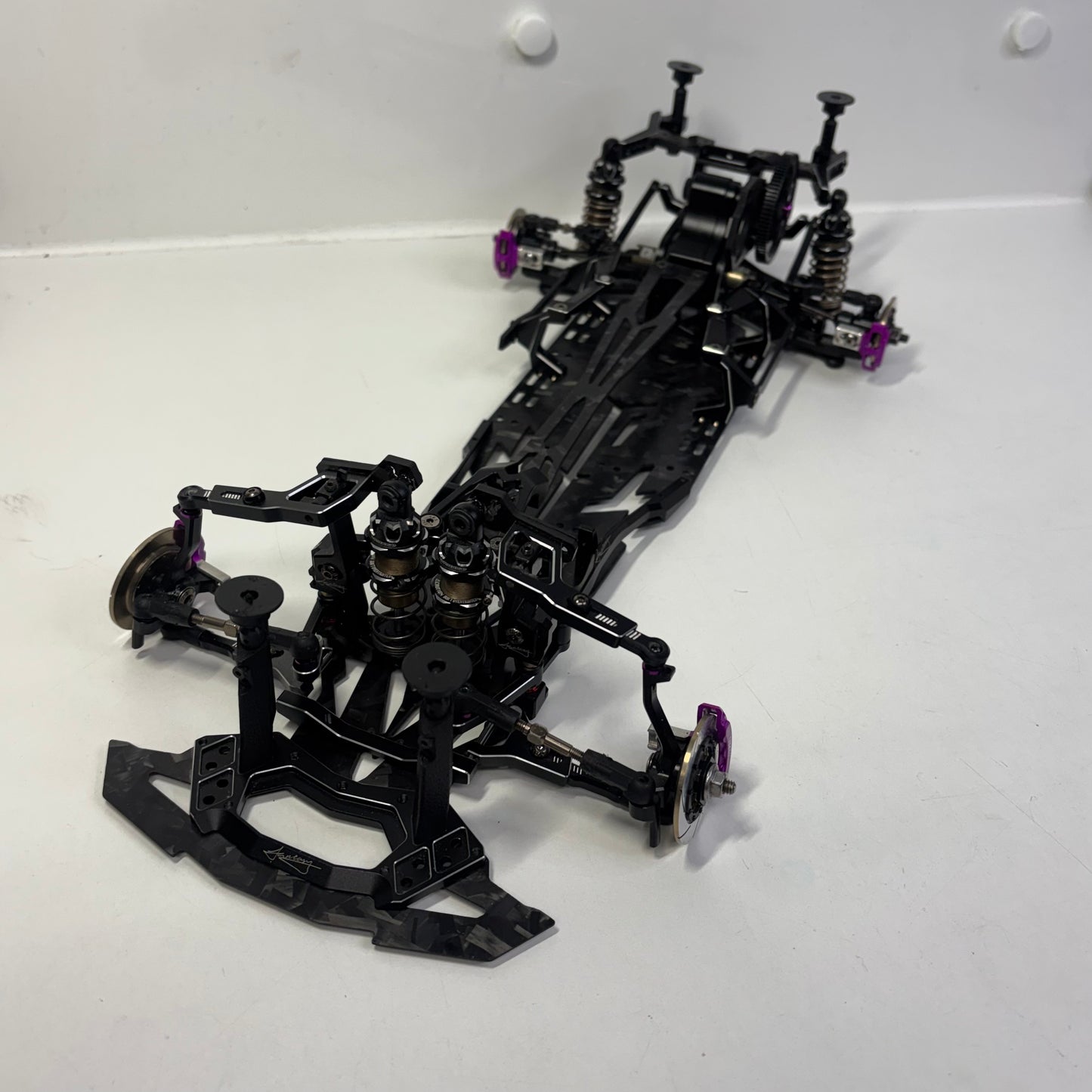 Boa La Fantasy II 2023 Latest Forged Carbon Drift Chassis RWD Overdose Shocks