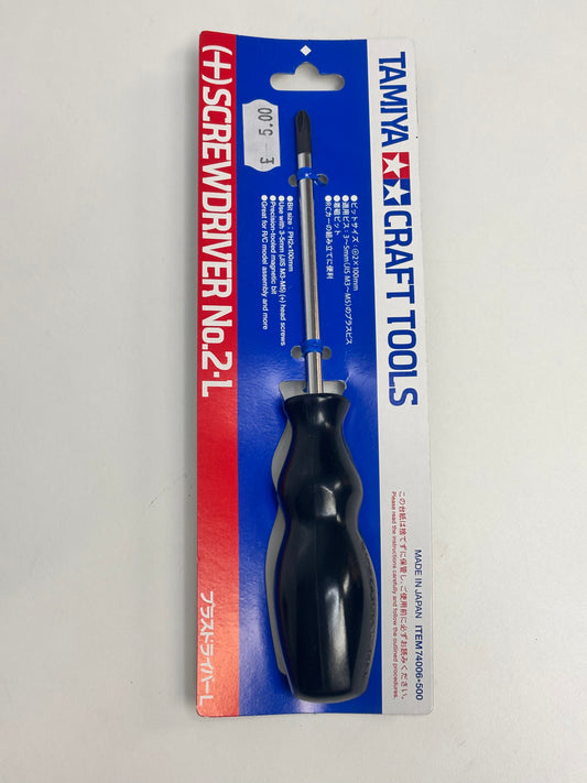 Screwdriver No2-L Tamiya 74006**500 Crosshead +