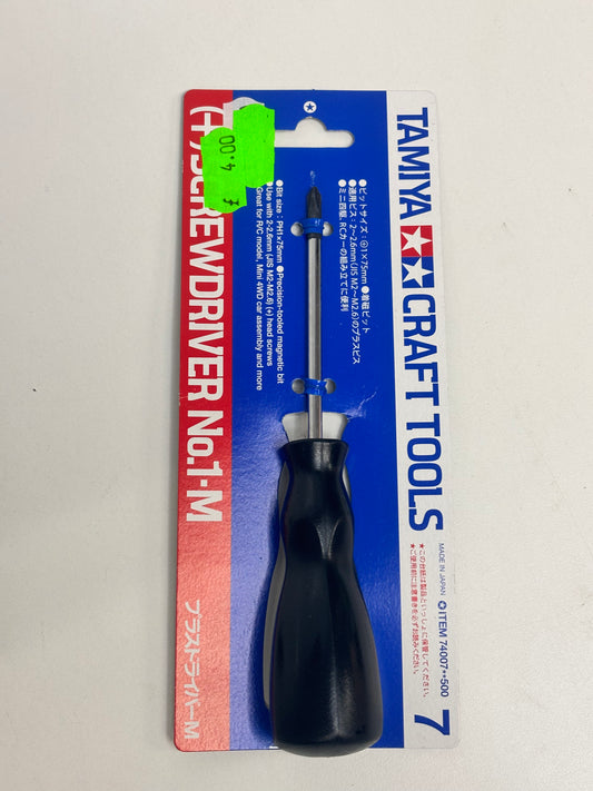 Screwdriver N01-M Item 74007**500 Tamiya Crosshead +