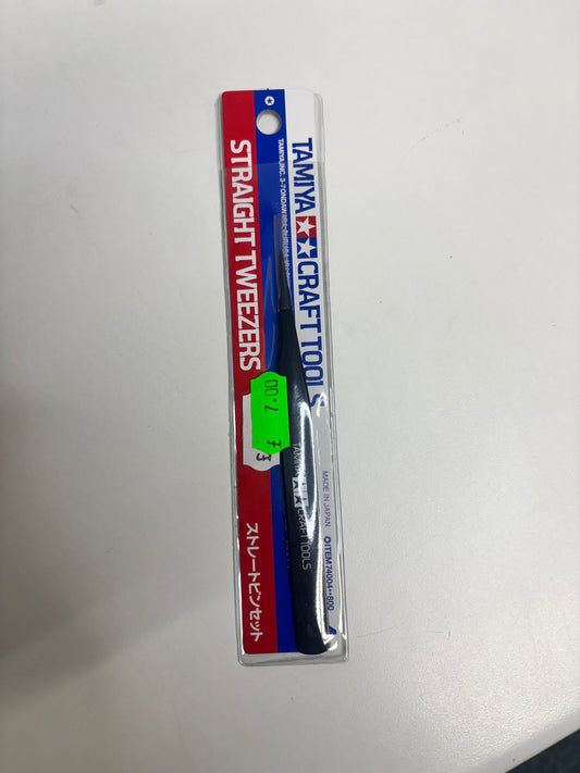 Tamiya Craft Tools Straight Tweezers