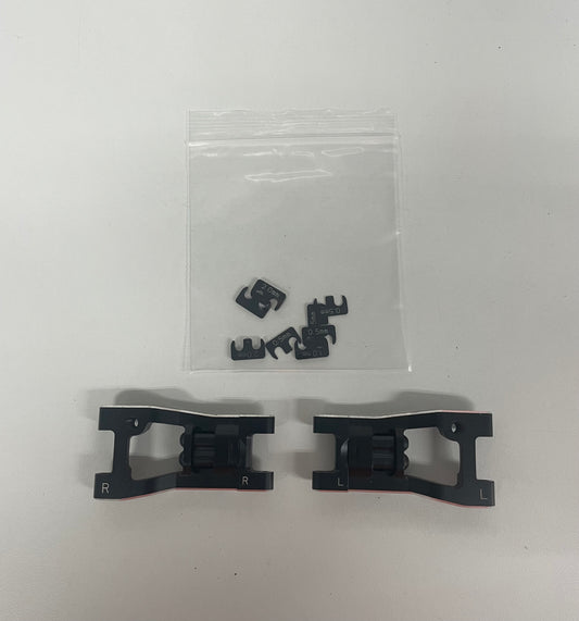 Yokomo Black Alloy Rear Arms With Spacers YD2 MC1