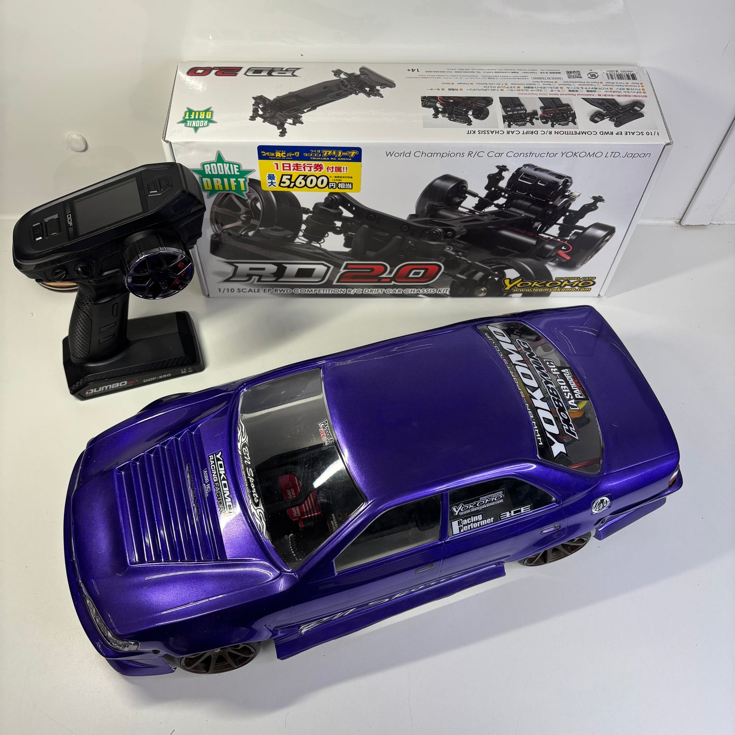 Yokomo RD2.0 RTR RWD Drift Set Up Brushless Sensored Hobbywing