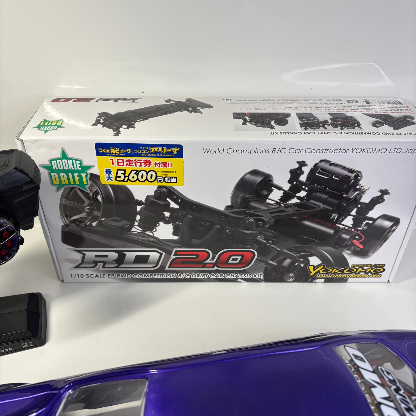 Yokomo RD2.0 RTR RWD Drift Set Up Brushless Sensored Hobbywing