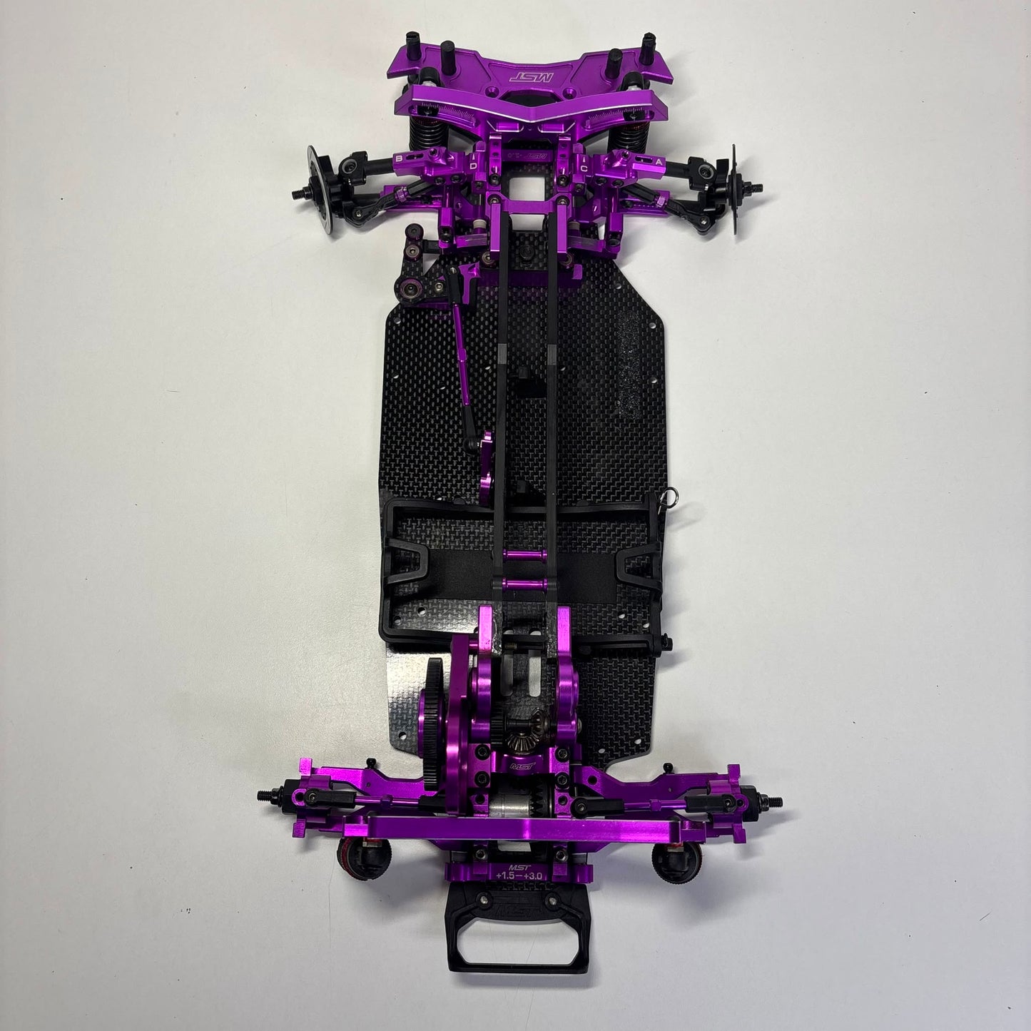 MST RMX RWD Purple Alloy Chassis Carbon