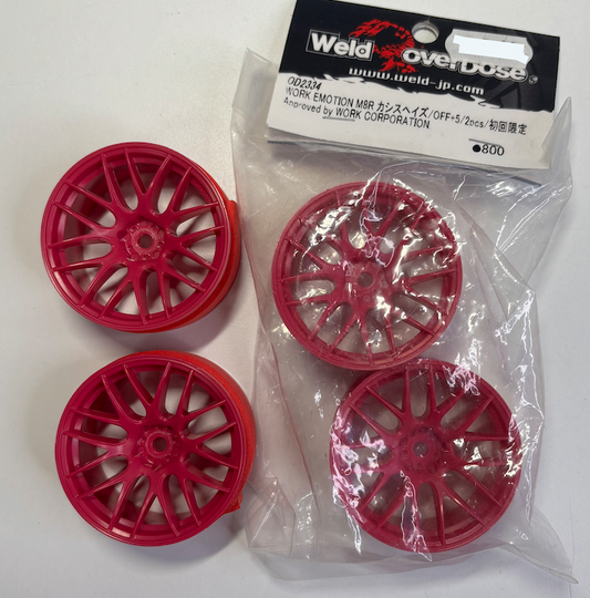 Overdose OD2334 Pink Magenta Work Emoticon Wheels Offset  5