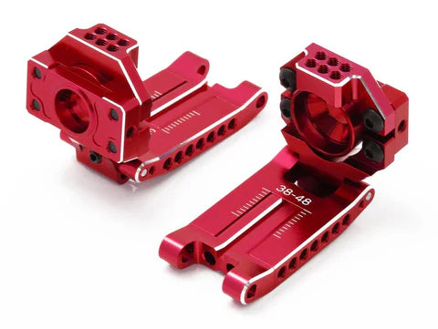 Wrap Up Next Red Alloy Rear Arms & Upright Hubs FGS-2 Free Style Geometry 0767-FD